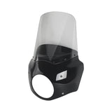 2017-2025 Harley Road King Special Classic Custom FLHR FLHRXS FLHRC FLHRS Headlight Fairing w/ Windshield Club Style Front Fairing - pazoma