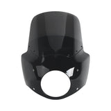 2017-2025 Harley Road King Special Classic Custom FLHR FLHRXS FLHRC FLHRS Headlight Fairing w/ Windshield Club Style Front Fairing - pazoma