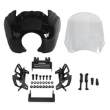 2018-2025 Harley M8 Softail Fat Bob FXFB FXFBS T-Sport Front Fairing w/Baja Designs LP6 LED Light Bracket Mount Kit