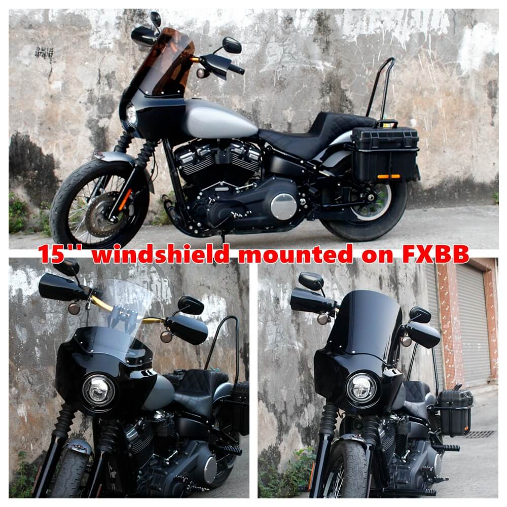 Harley street bob windshield discount