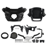 2022-2025 Harley M8 Softail Low Rider S 117 FXLRS ST Style Front Fairing W/Slim Line 5 3/4" LED Headlight Headlamp - pazoma
