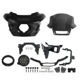 2022-2025 Harley M8 Softail Low Rider S 117 FXLRS ST Style Front Fairing W/Slim Line 5 3/4" LED Headlight Headlamp - pazoma