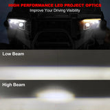 2024+ Polaris Xpedition XP ADV XP5 ADV5 120W LED Headlight with High-Low Beams DRL Sequential Turn Signal Lights