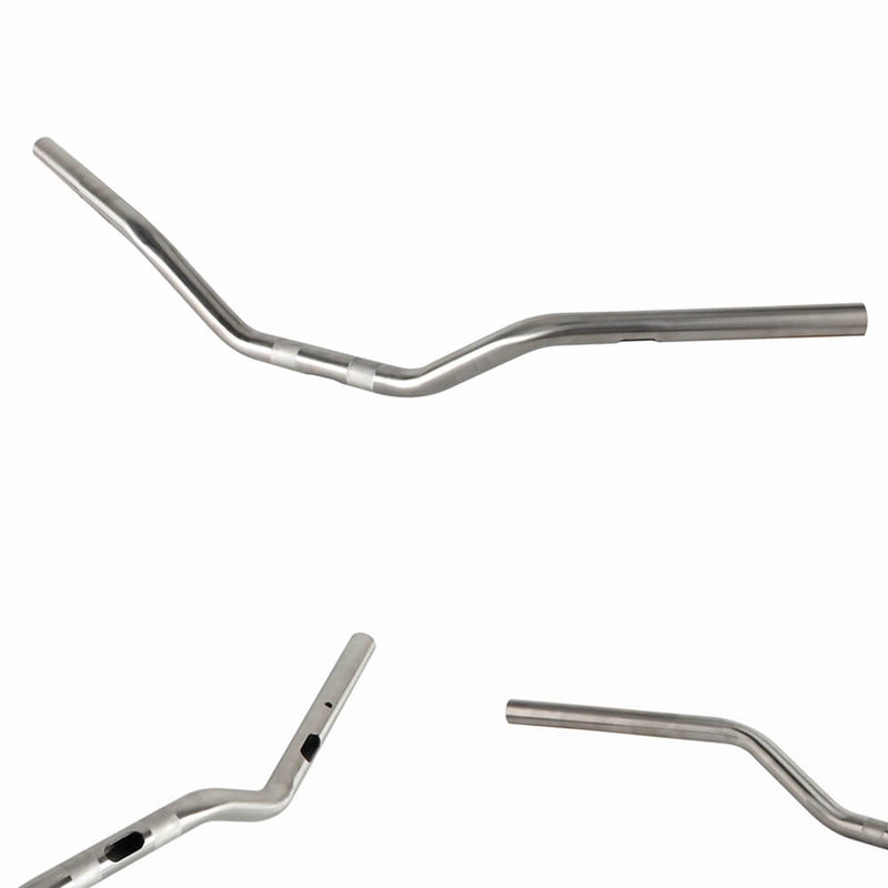 2025+ Harley Softail Stainless Sport 1" Dia Handlebar Low Rider ST Heritage Classic Street Bob Fat Boy FLHC FXBB FXBR FXLRS FXLRST - pazoma