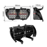 240W High Power Dual LED Headlight Projector Headlamp With DRL For Harley Road Glide ST CVO FLTR FLTRX FLTRU FLTRT 2015-2024