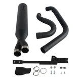 2 into 1 Full Length Exhaust System Stainless Steel Muffler For Harley Dyna Fat Bob FXDF Low Rider FXDL S Street Bob FXDB FXD 2006-2017