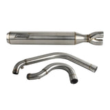 2 into 1 Full Length Exhaust System Stainless Steel Muffler For Harley Dyna Fat Bob FXDF Low Rider FXDL S Street Bob FXDB FXD 2006-2017