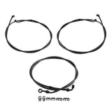 Extended Length Upper Lower Stainless Braided Brake Line For Harley Road Glide Special Ultra Limited CVO ST 15-23 - pazoma