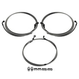 Extended Length Upper Lower Stainless Braided Brake Line For Harley Road Glide Special Ultra Limited CVO ST 15-23 - pazoma