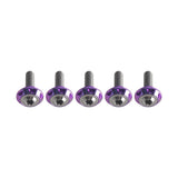 Titanium Floating Front Brake Disc Rotor Bolts Hardware Kit For Harley Touring Road Glide Street Glide Road King 2014-2025 FLT - pazoma