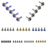 Titanium Floating Front Brake Disc Rotor Bolts Hardware Kit For Harley Touring Road Glide Street Glide Road King 2014-2025 FLT - pazoma