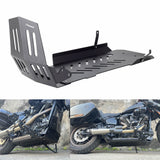 Aluminum Engine Guard Skid Plate Belly Pan Chassis Protection Cover For Harley Softail Low Rider S ST Sport Glide Standard Fat Boy Street Bob 18-2023 - pazoma