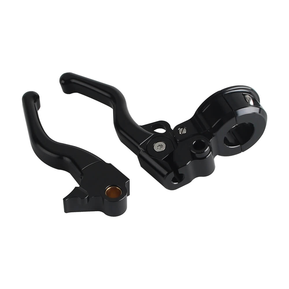 CNC Aluminum Brake & Clutch Levers For Harley Dyna (1996-2017) – 2 Or 3 Finger Options