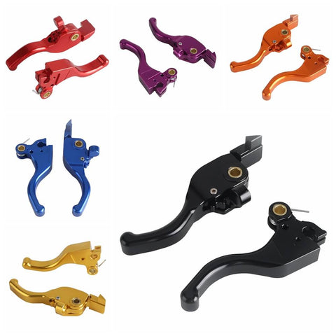 CNC Shorty Hand Control Lever Kit Brake Clutch Levers For Harley Touring Road Glide ST CVO FLTRX FLTRXSE FLTRXSTSE 2023-2026 - pazoma