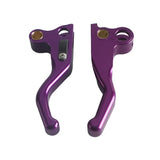 CNC Shorty Hand Control Lever Kit Brake Clutch Levers For Harley FL FX FXST FLST FXD FXR XL 1982-1995 Models by V-Twin - pazoma