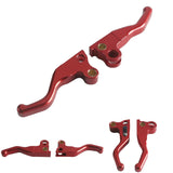 CNC Shorty Hand Control Lever Kit Brake Clutch Levers For Harley FL FX FXST FLST FXD FXR XL 1982-1995 Models by V-Twin - pazoma