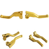 CNC Shorty Hand Control Lever Kit Brake Clutch Levers For Harley FL FX FXST FLST FXD FXR XL 1982-1995 Models by V-Twin - pazoma