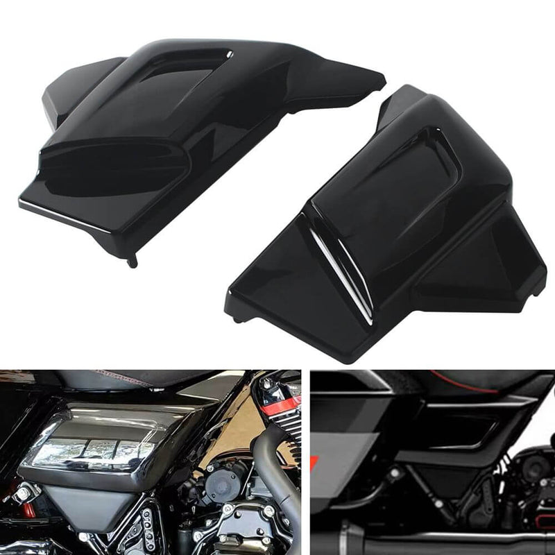 Battery Side Fairing Covers for Harley Touring Street Glide Road Glide Limited CVO SE ST 2024–2026 - pazoma
