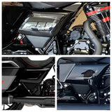 Battery Side Fairing Covers for Harley Touring Street Glide Road Glide Limited CVO SE ST 2024–2026 - pazoma