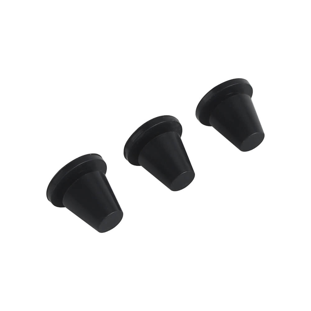 Black Rubber Side Cover Grommets For '18-'26 Harley Softail Fat Boy Breakout Low Rider S ST Street Bob Heritage Classic Fat Bob Slim Sport Glide