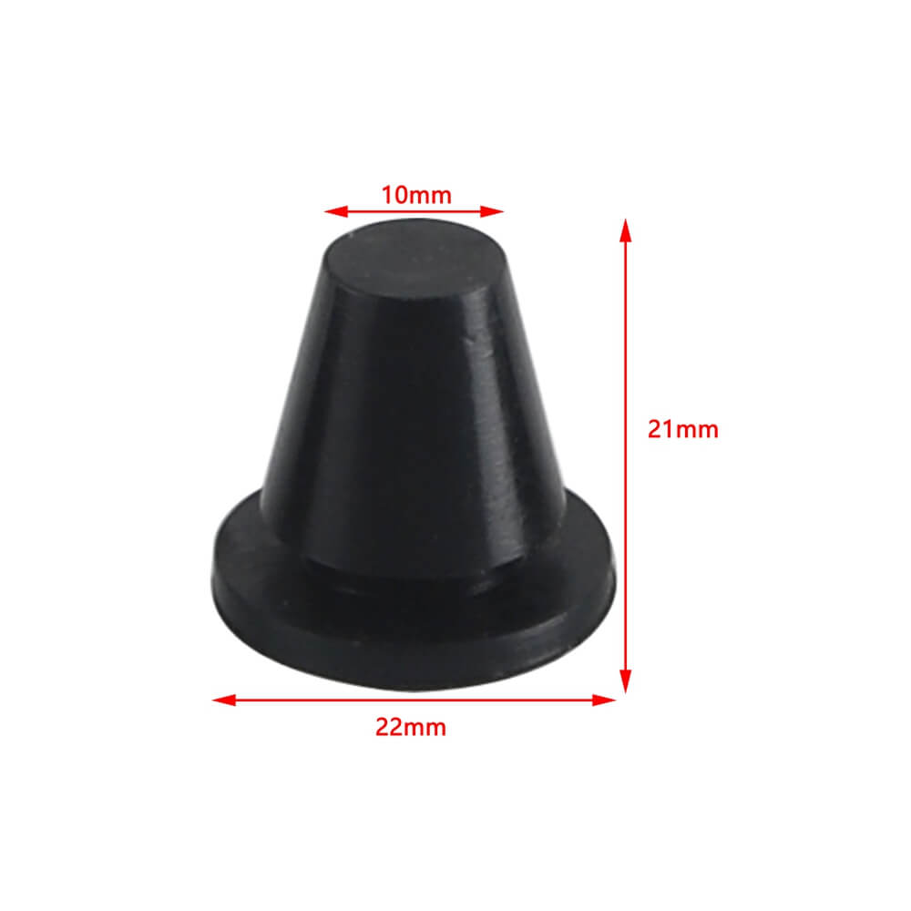 Black Rubber Side Cover Grommets For '18-'26 Harley Softail Fat Boy Breakout Low Rider S ST Street Bob Heritage Classic Fat Bob Slim Sport Glide