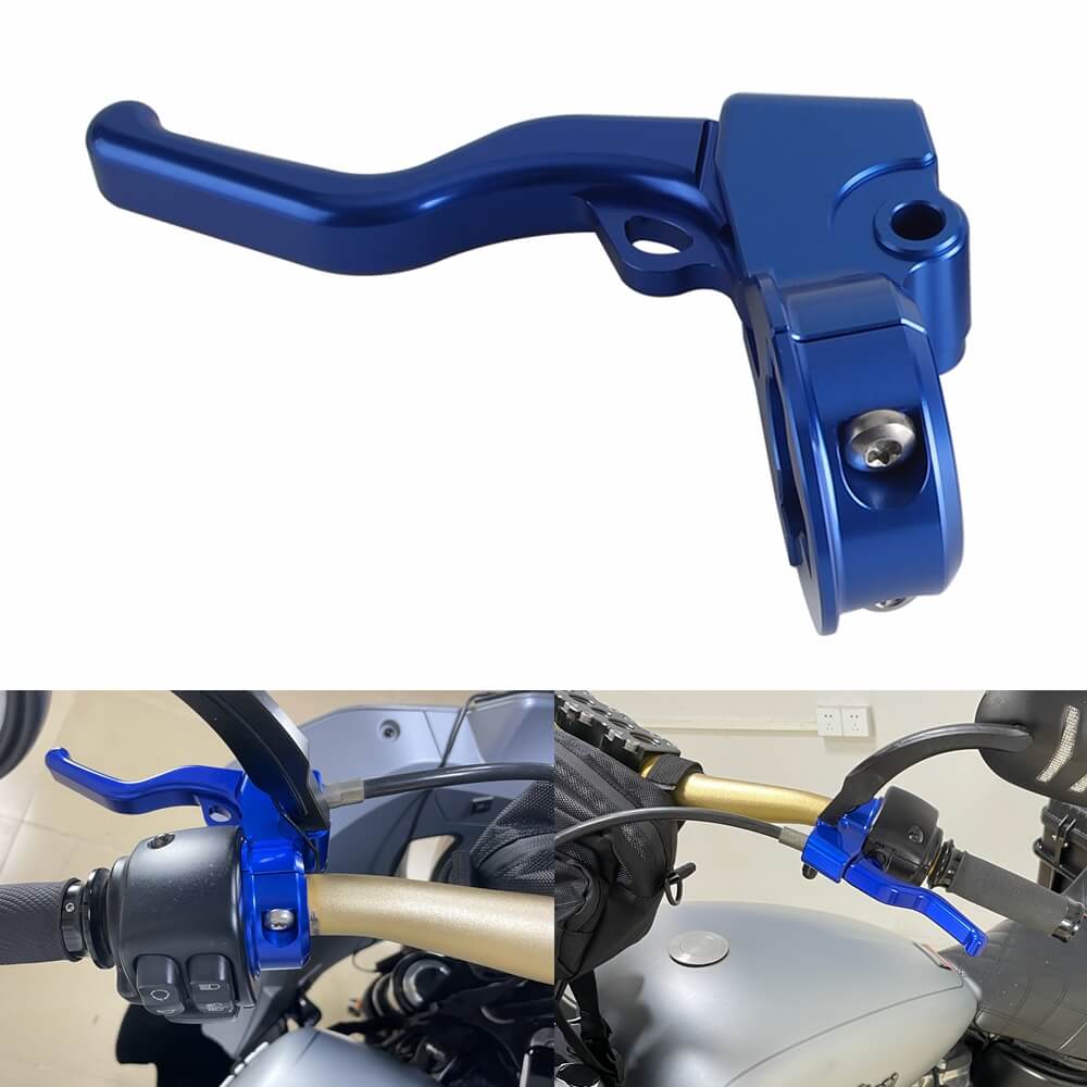 thumbnail image 2 of Black Clutch & Brake Lever Set For Harley Davidson Dyna Glide Softail Sportster Touring 2 of 4