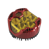 CNC Aluminum Baja Designs LP6 Pro LED Auxiliary Light Pod Headlight Shell Replacement Cover for Harley Indian Motorcycle Jeep RAM Ford Car