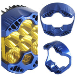 CNC Aluminum Baja Designs LP6 Pro LED Auxiliary Light Pod Headlight Shell Replacement Cover for Harley Indian Motorcycle Jeep RAM Ford Car - pazoma