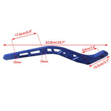 CNC Aluminum Rear Fender Support Struts for Harley Softail Low Rider S ST Sport Glide FXLRST 2018-2026 - pazoma