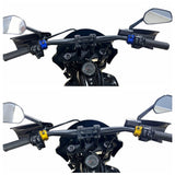 CNC Aluminum Universal Handlebar Clutch Brake Perch Half Clamp For Harley Touring Road Glide King Dyna Softail Sportster Street Bob XL - pazoma