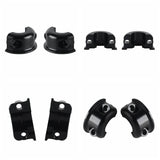 CNC Aluminum Universal Handlebar Clutch Brake Perch Half Clamp For Harley Touring Road Glide King Dyna Softail Sportster Street Bob XL - pazoma
