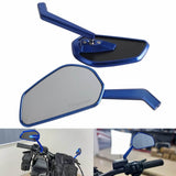 CNC Carbon Fiber Mirrors Rearview Side Mirror For Harley Touring Softail Dyna Sportster Street Bob Low Rider S Road King Fatboy XL883 - pazoma