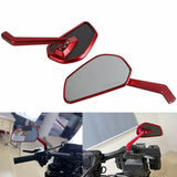 CNC Carbon Fiber Mirrors Rearview Side Mirror For Harley Touring Softail Dyna Sportster Street Bob Low Rider S Road King Fatboy XL883 - pazoma