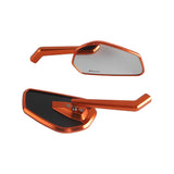 CNC Carbon Fiber Mirrors Rearview Side Mirror For Harley Touring Softail Dyna Sportster Street Bob Low Rider S Road King Fatboy XL883 - pazoma