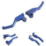 CNC Shorty Hand Control Lever Kit Brake Clutch Levers For Harley FL FX FXST FLST FXD FXR XL 1982-1995 Models by V-Twin - pazoma