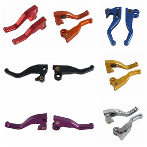 CNC Shorty Hand Control Lever Kit Brake Clutch Levers For Harley FL FX FXST FLST FXD FXR XL 1982-1995 Models by V-Twin - pazoma