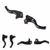 CNC Shorty Hand Control Lever Kit Brake Clutch Levers For Harley Softail Deluxe Blackline Deuce Fat Boy Standard Slim 1996-14 - pazoma