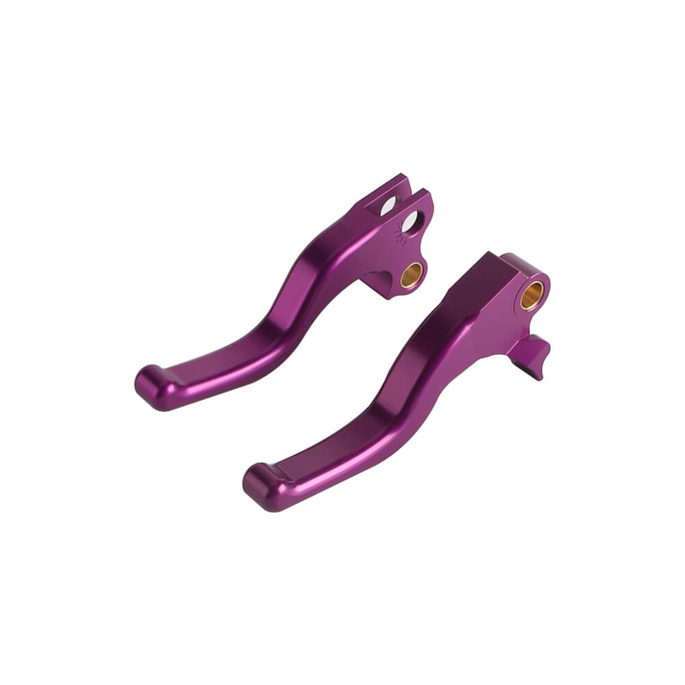 CNC Shorty Hand Control Lever Kit Brake Clutch Levers For Harley Softail Heritage Classic Springer Night Train Springer 96-14 - pazoma