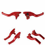 CNC Shorty Hand Control Lever Kit Brake Clutch Levers For Harley Street Glide Trike Tri Glide Ultra Classic 2008-2013 - pazoma