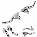 CNC Shorty Hand Control Lever Kit Brake Clutch Levers For Harley Touring Electra Glide Classic Standard Ultra Limited 08-2013