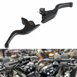 CNC Shorty Hand Control Lever Kit Brake Clutch Levers For Harley Touring Electra Glide Highway King Ultra Limited 2021-2024
