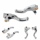 CNC Shorty Hand Control Lever Kit Brake Clutch Levers For Harley Touring Electra Street Glide Road King 1996-2007 - pazoma