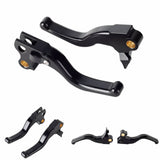 CNC Shorty Hand Control Lever Kit Brake Clutch Levers For Harley Touring Electra Street Glide Road King 1996-2007 - pazoma