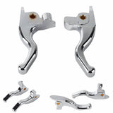 CNC Shorty Hand Control Lever Kit Brake Clutch Levers For Harley Touring Road King Special Street Glide CVO/SE 2017-2020 - pazoma