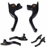 CNC Shorty Hand Control Lever Kit Brake Clutch Levers For Harley Touring Road King Special Street Glide CVO/SE 2017-2020 - pazoma