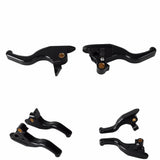 CNC Shorty Hand Control Lever Kit Brake Clutch Levers For Harley Touring Street Road Glide Custom Road King 2008-2013 - pazoma