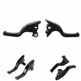 CNC Shorty Hand Control Lever Kit Brake Clutch Levers For Harley Touring Street Road Glide Custom Road King 2008-2013 - pazoma