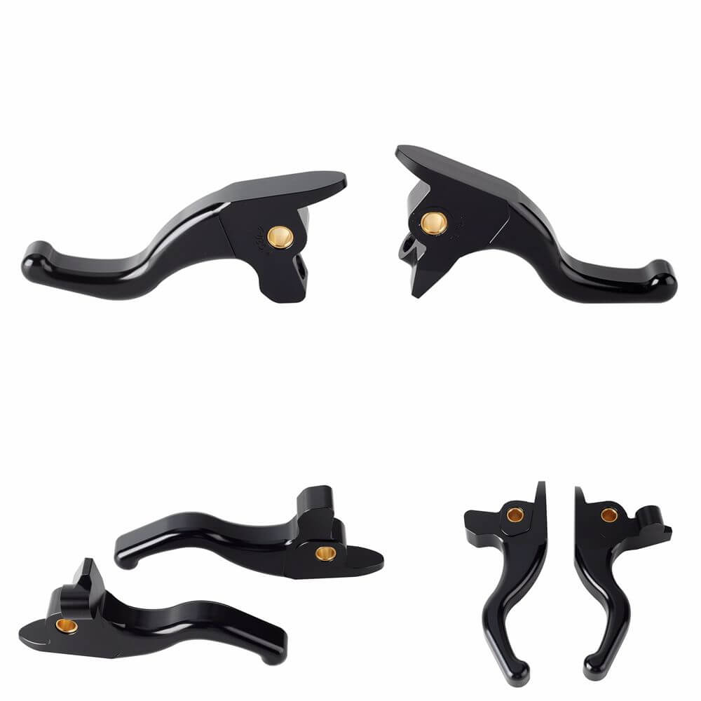 CNC Shorty Hand Control Lever Kit Brake Clutch Levers For Harley Tri Glide Ultra Classic CVO/SE Freewheeler 2019-2020 - pazoma