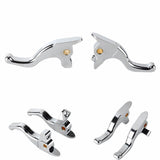 CNC Shorty Hand Control Lever Kit Brake Clutch Levers For Harley Tri Glide Ultra Classic CVO/SE Freewheeler 2019-2020 - pazoma