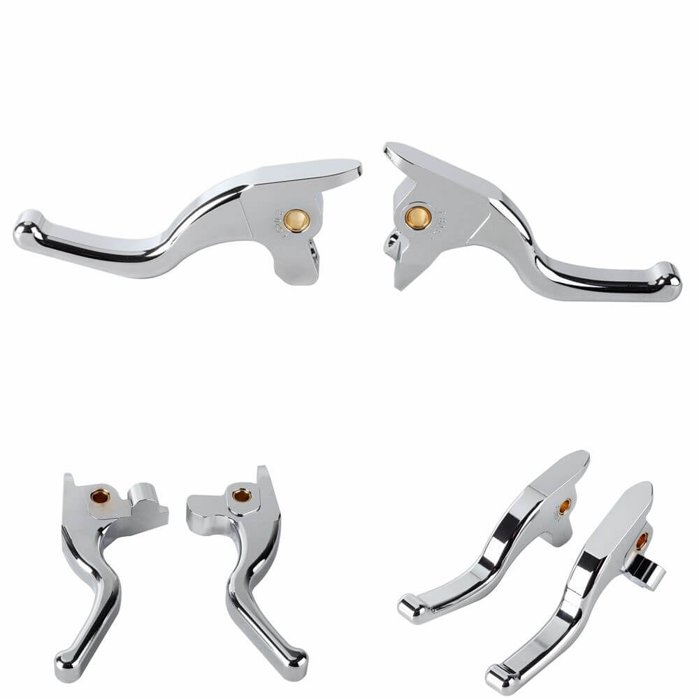 CNC Shorty Hand Control Lever Kit Brake Clutch Levers For Harley Tri Glide Ultra Classic CVO/SE Freewheeler 2019-2020 - pazoma